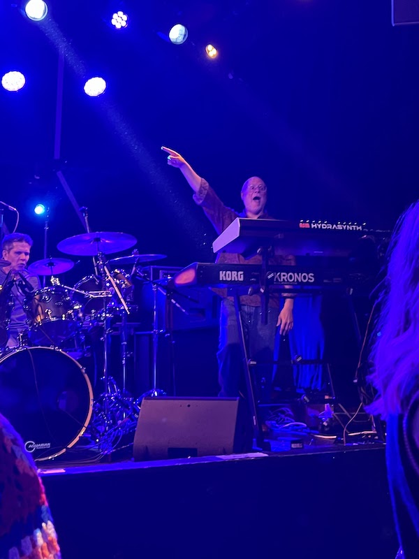 The band onstage at Park City, Dec. 2, 2022; photo by Victoria Menard
