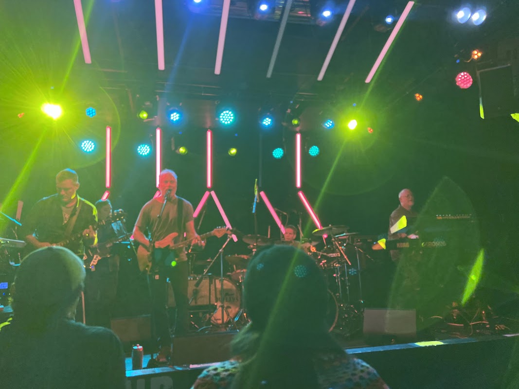 The band onstage at Park City, Dec. 2, 2022; photo by Victoria Menard