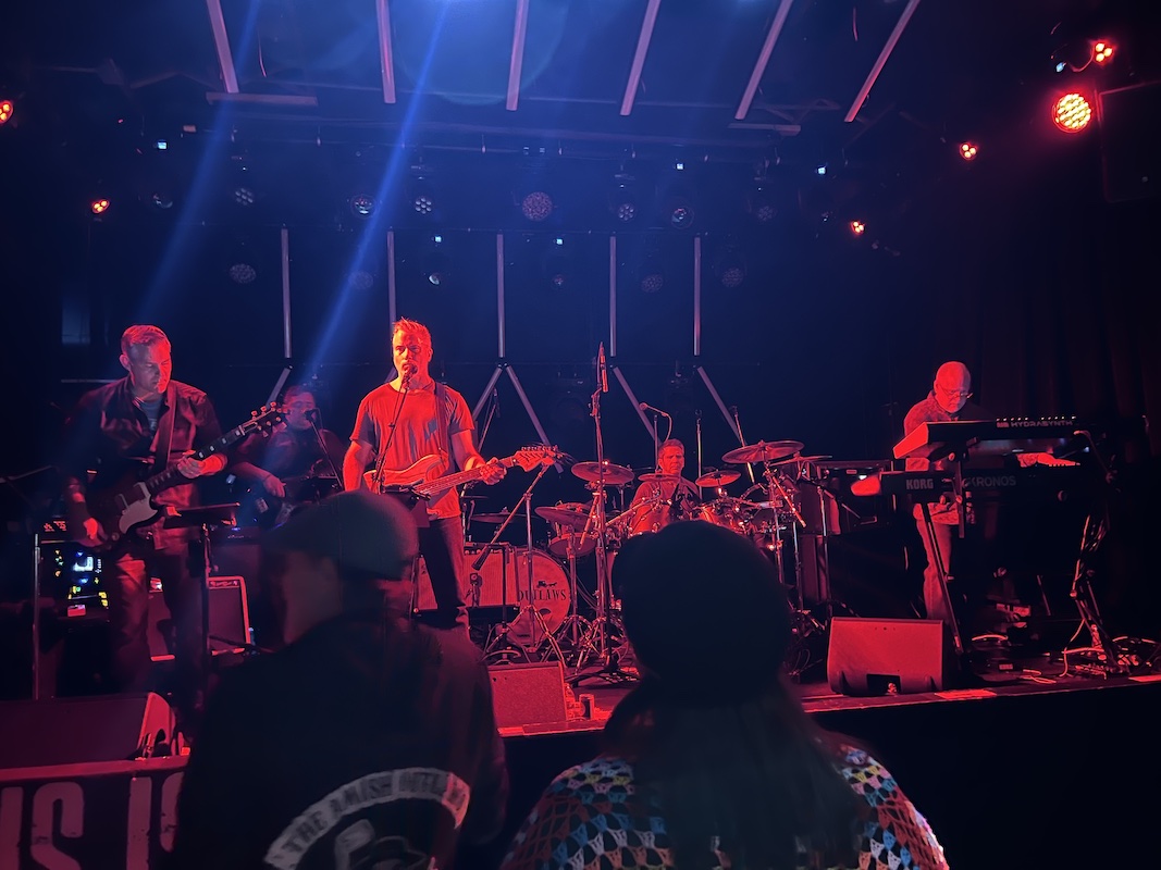 The band onstage at Park City, Dec. 2, 2022; photo by Victoria Menard