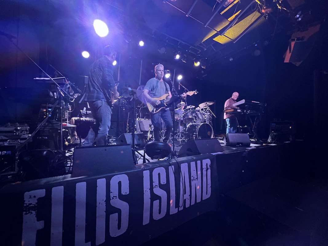 The band onstage at Park City, Dec. 2, 2022; photo by Victoria Menard
