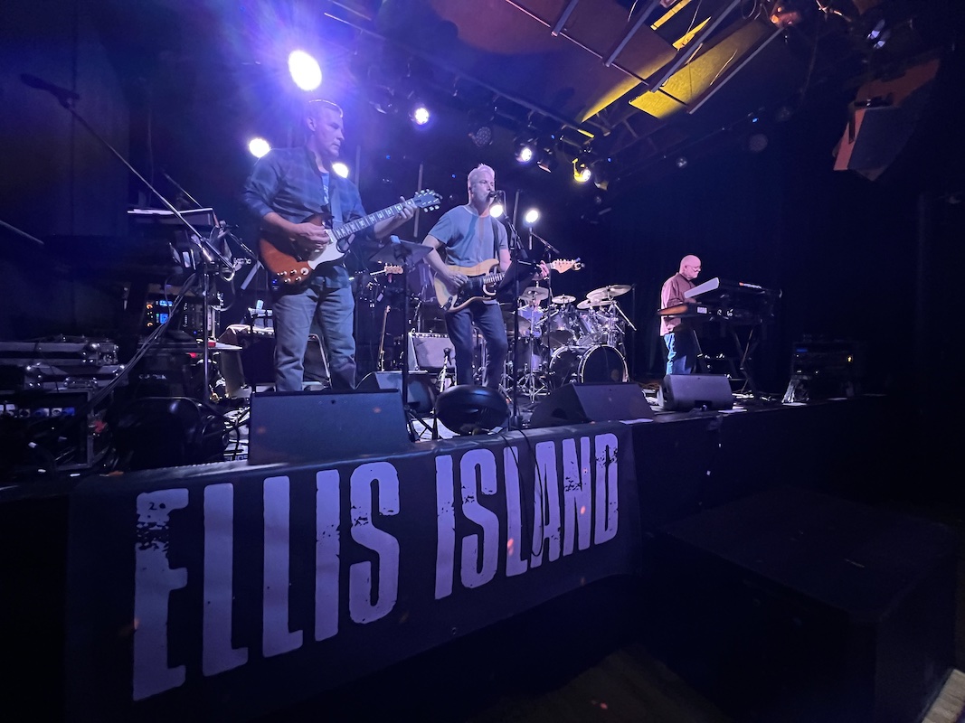 The band onstage at Park City, Dec. 2, 2022; photo by Victoria Menard