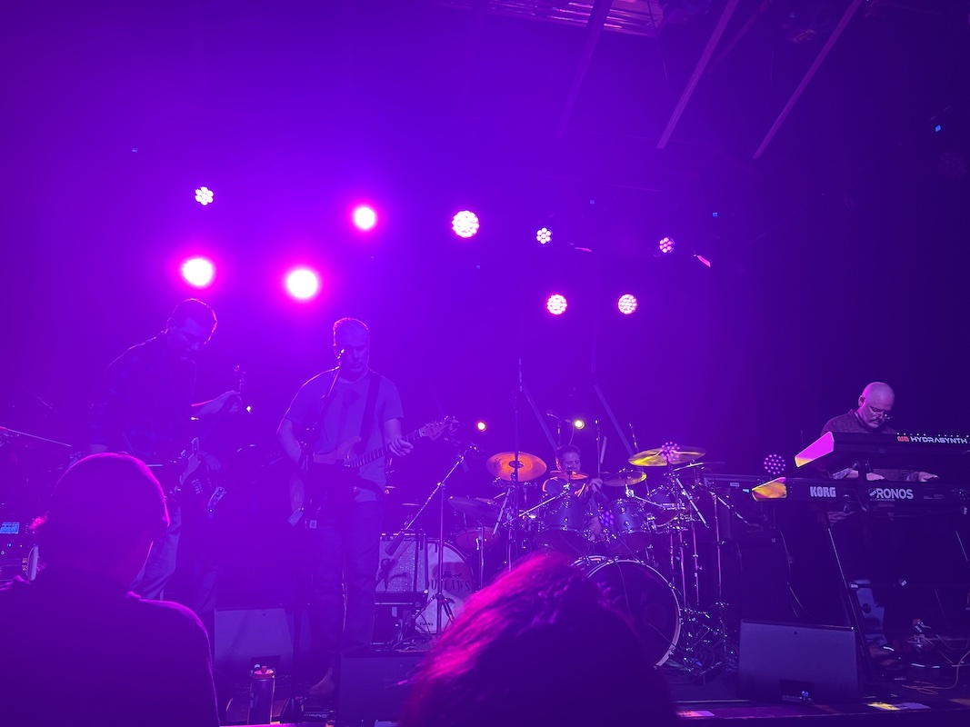 The band onstage at Park City, Dec. 2, 2022; photo by Victoria Menard